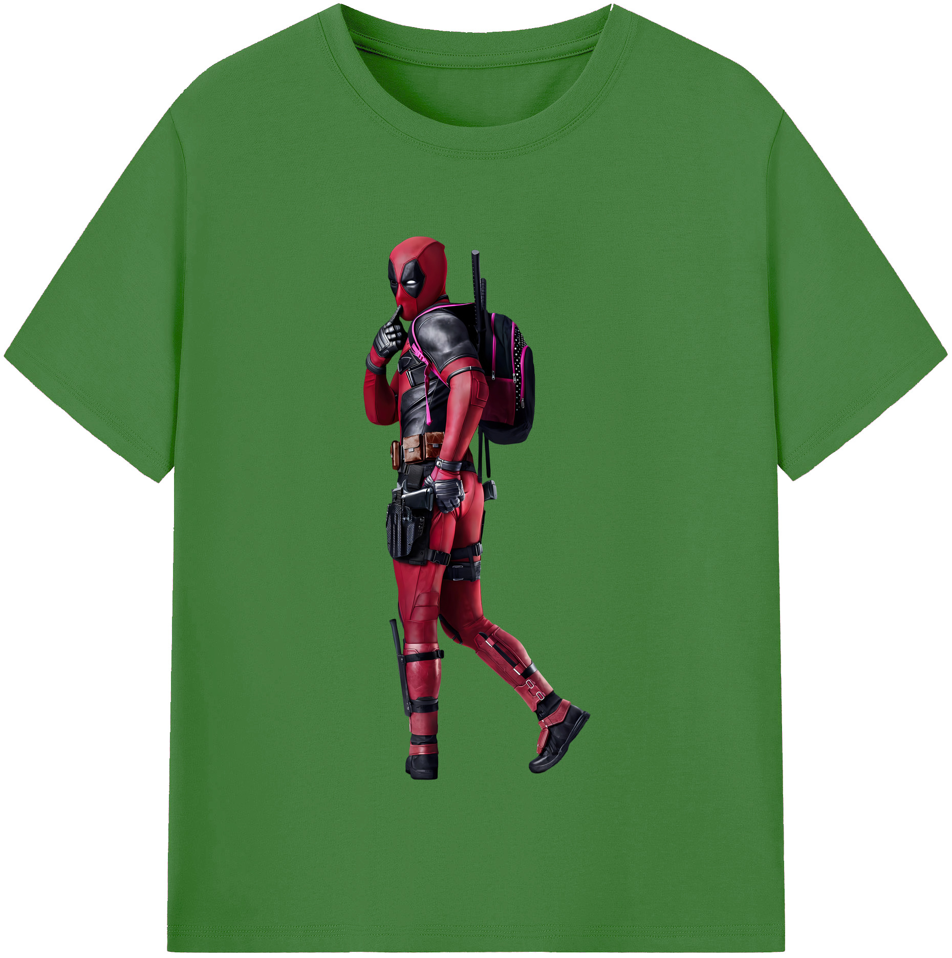 （画像用） Deadpool デッドプール レディースカジュアルプリントTシャツ（綿100％）
